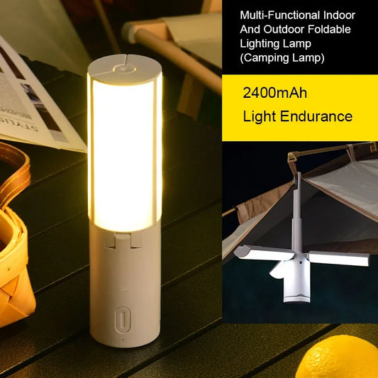 Outdoor Multifunctional Folding Camping Lamp Portable Lighting