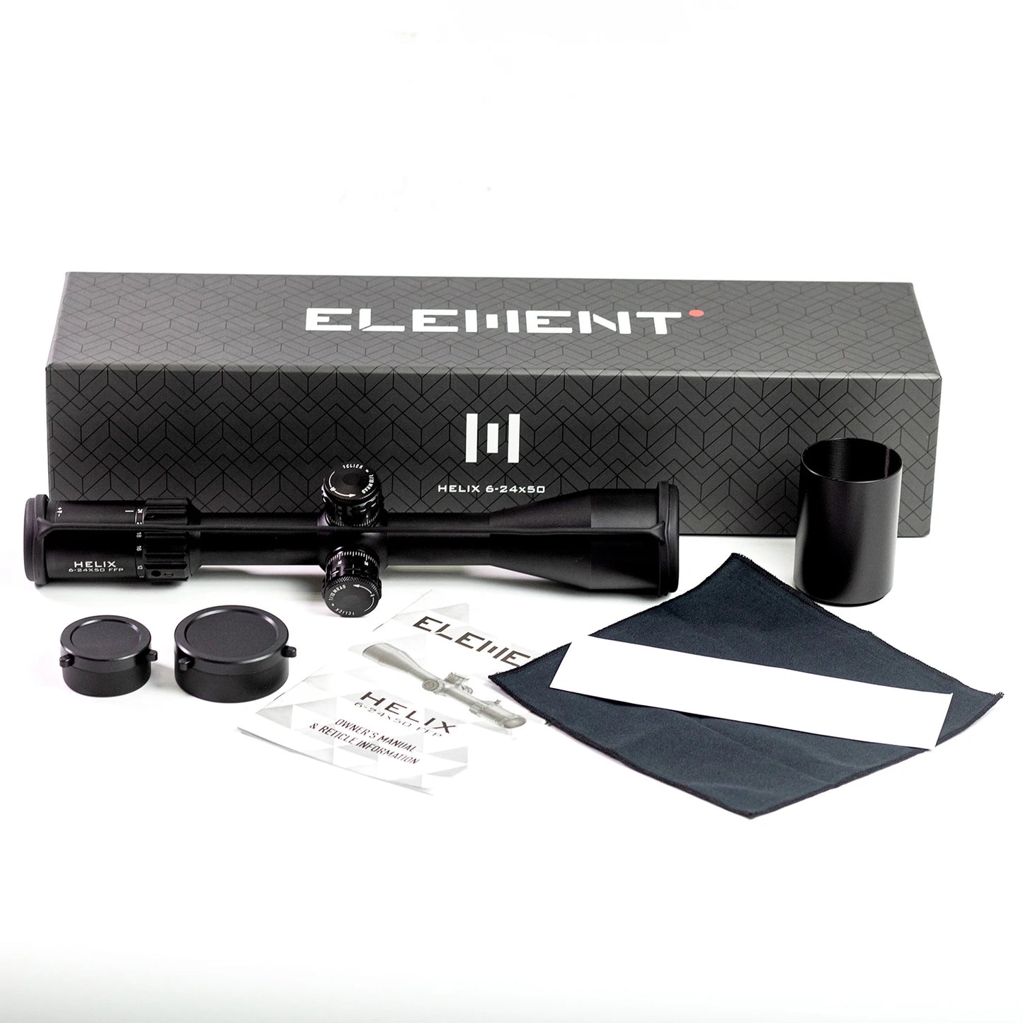 ELEMENT Helix 6-24x50 FFP Riflescope for Long Range Precision