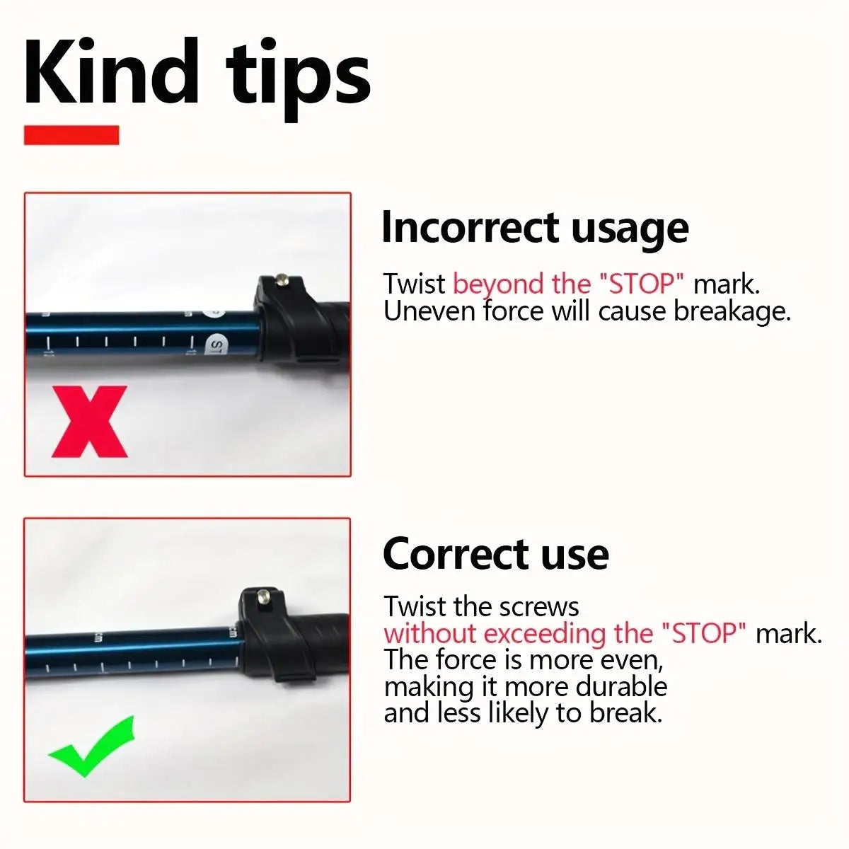 Collapsible Lightweight Trekking Poles for Hiking Sticks