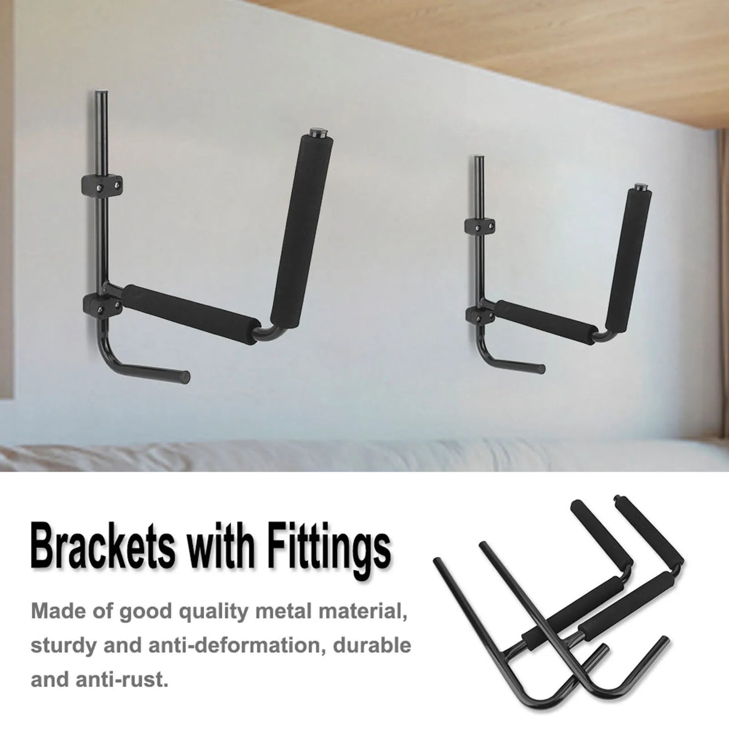 Kayak Rack Canoe Carrier Wall Bracket Paddle Storage Holder