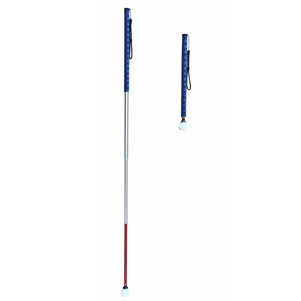 7 Sections Telescopic Aluminum Guide Cane 150cm for Blind