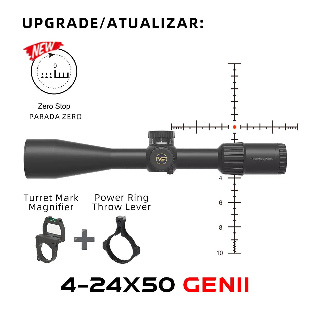 Vector Optics Tauron FFP Riflescope for Hunting and Competition