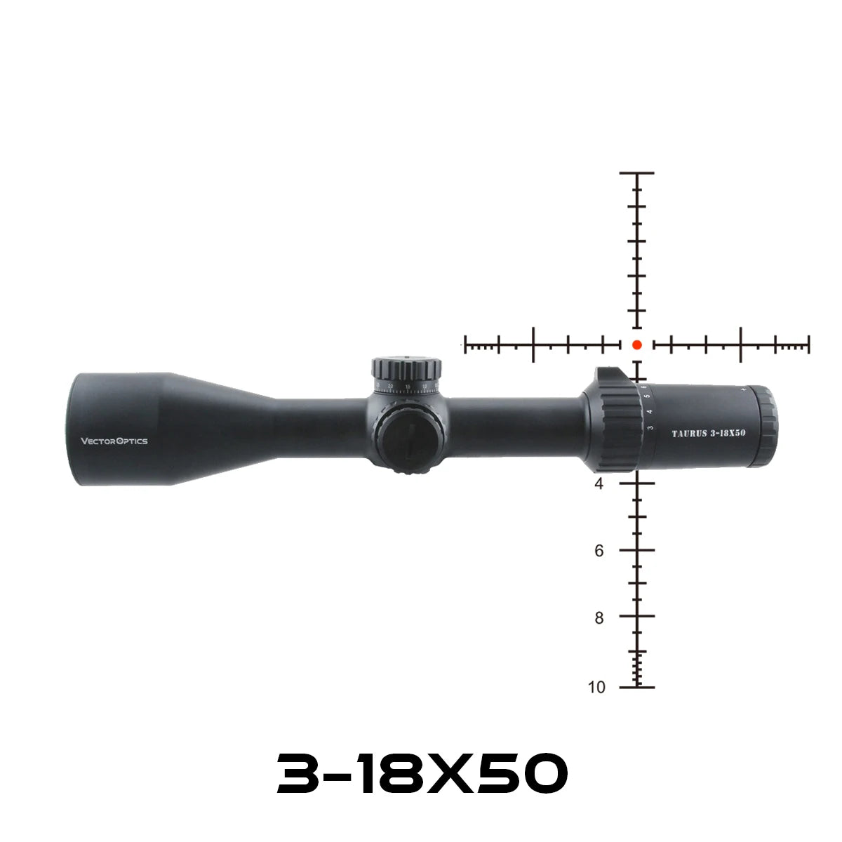 Vector Optics Tauron FFP Riflescope for Hunting and Competition