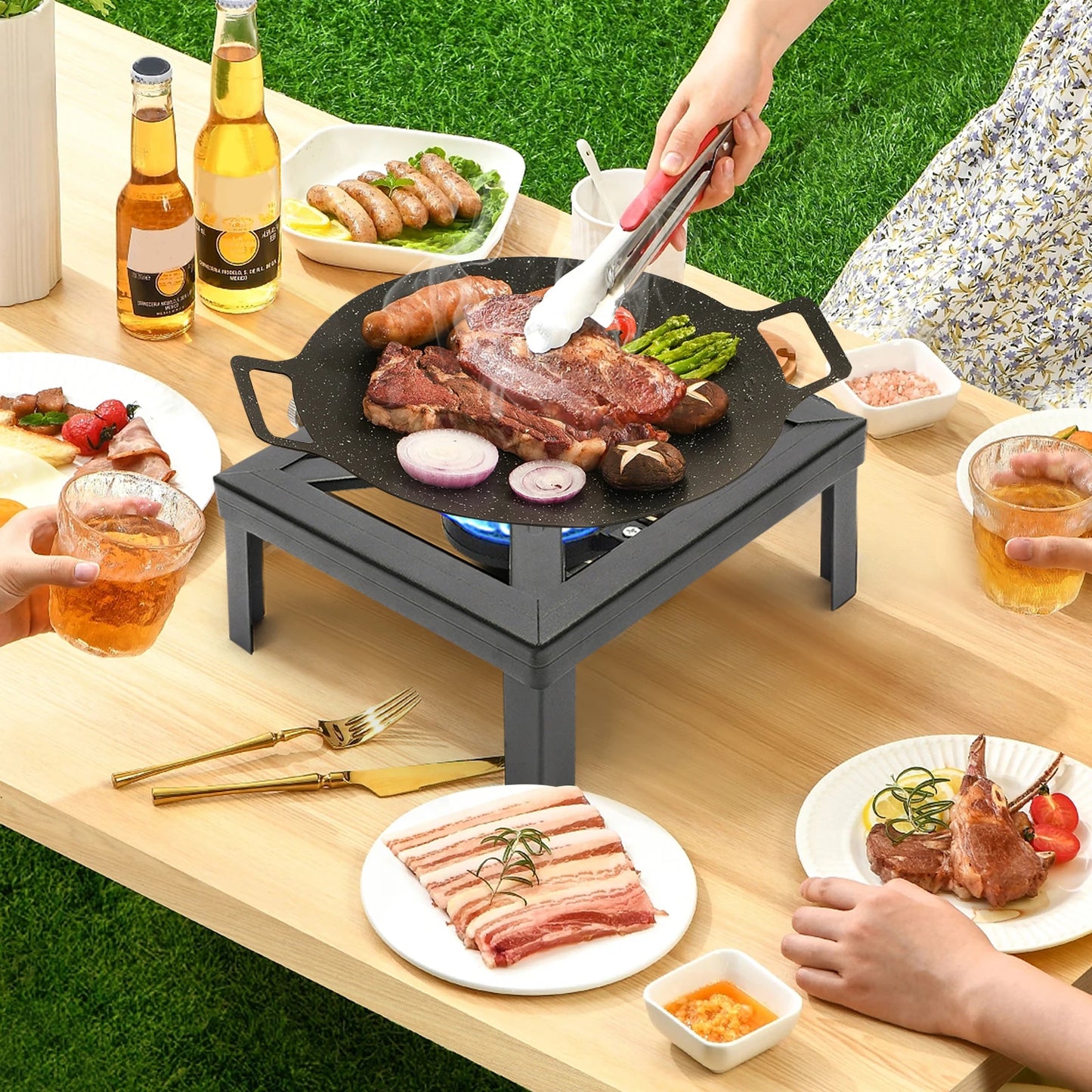 8000W Portable Single Burner Outdoor Gas Stove Propane Cooker