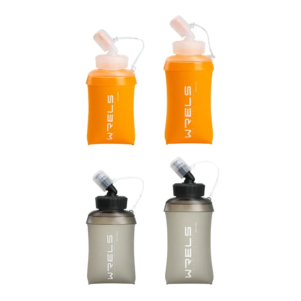 350ml 500ml Water Bottle BPA-Free Foldable Soft Flask
