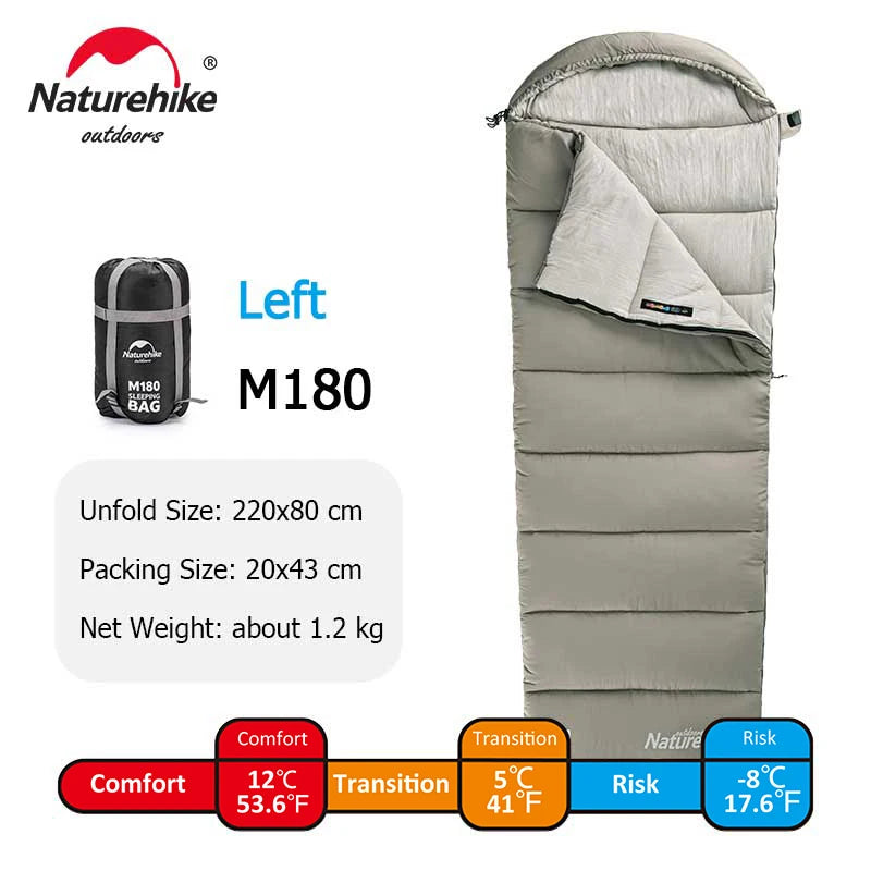 Naturehike Sleeping Bag M180 Lightweight M300 Double M400 Winter