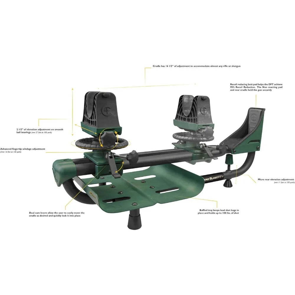 Lead Sled DFT 2 Rifle Shooting Rest for Stable Recoil Reduction