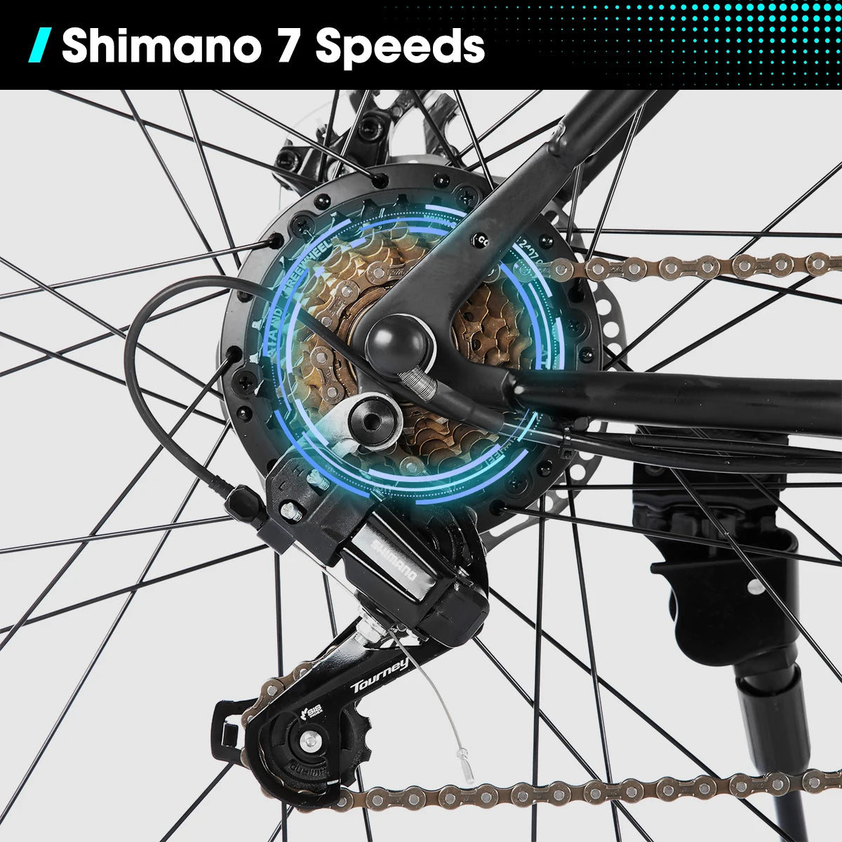 HILAND Electric Bike for Adults 26 Inch 500W 20MPH Ebike