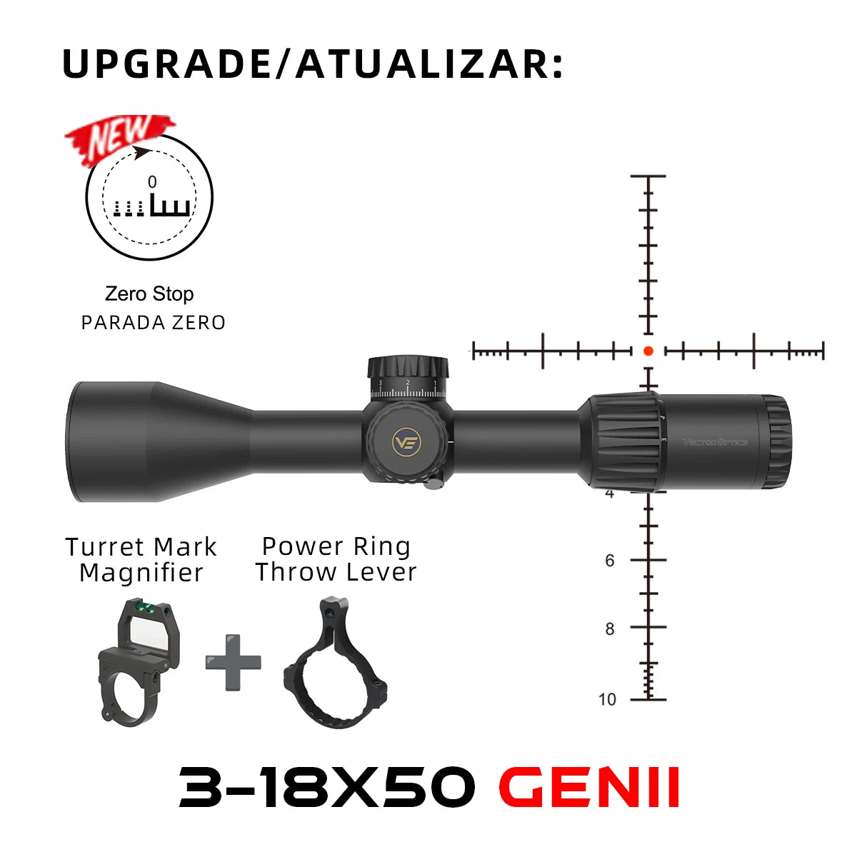 Vector Optics Tauron FFP Riflescope for Hunting and Competition