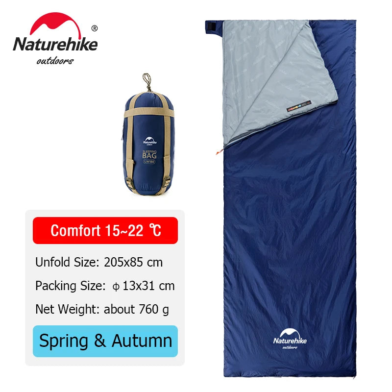 Naturehike LW180 Ultralight Portable Sleeping Bag for Hiking
