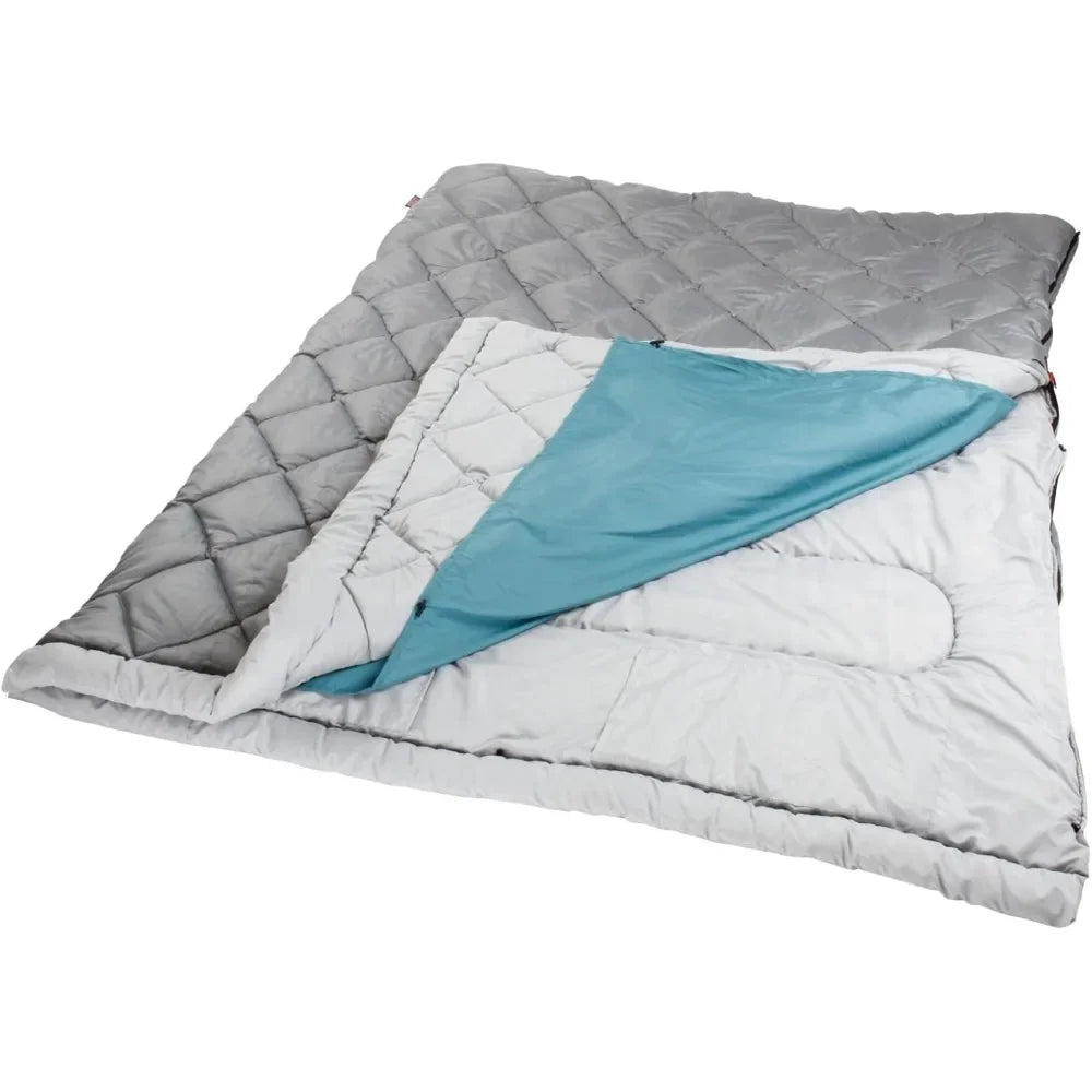 Tandem 3-in-1 Double Sleeping Bag for Adults, XL Camping