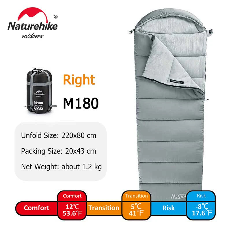 Naturehike Sleeping Bag M180 Lightweight M300 Double M400 Winter