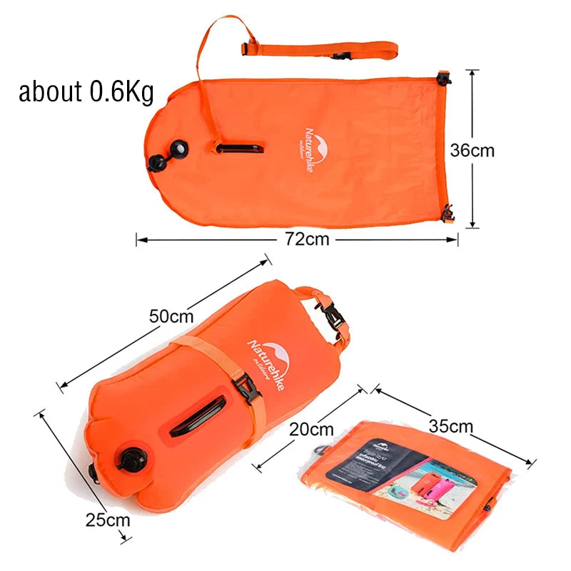 Naturehike 28L Waterproof Bag Inflatable Swimming Bag