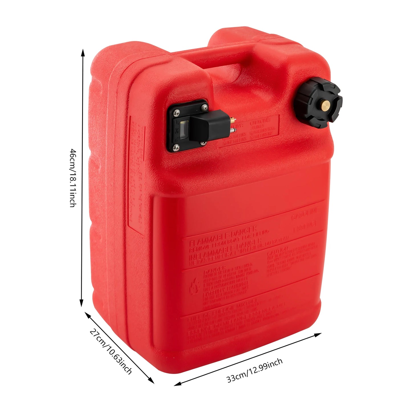 5L/12L/24L Portable Boat Fuel Tank Marine Yacht Engine Gasoline Tank