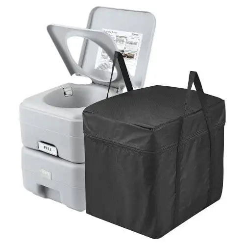 Portable Toilet for Camping with Carry Bag, 5.3 Gal Tank