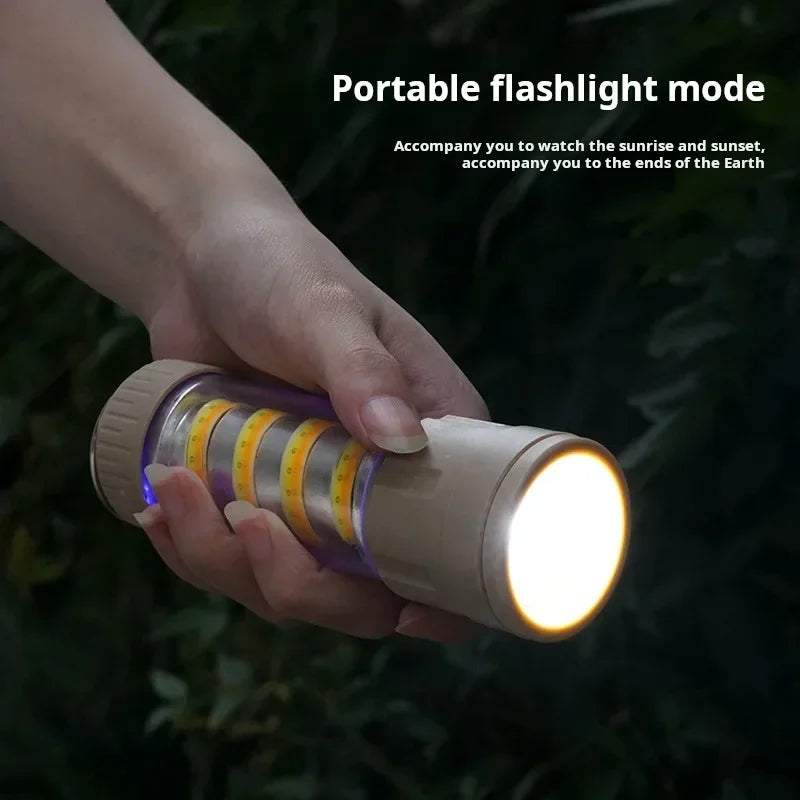 Portable Long-Range Camping Light for Outdoor and Tent Use