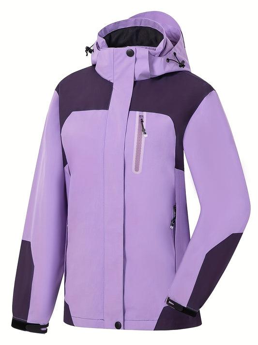 High Quality Lightweight Women's Purple Rain Jacket