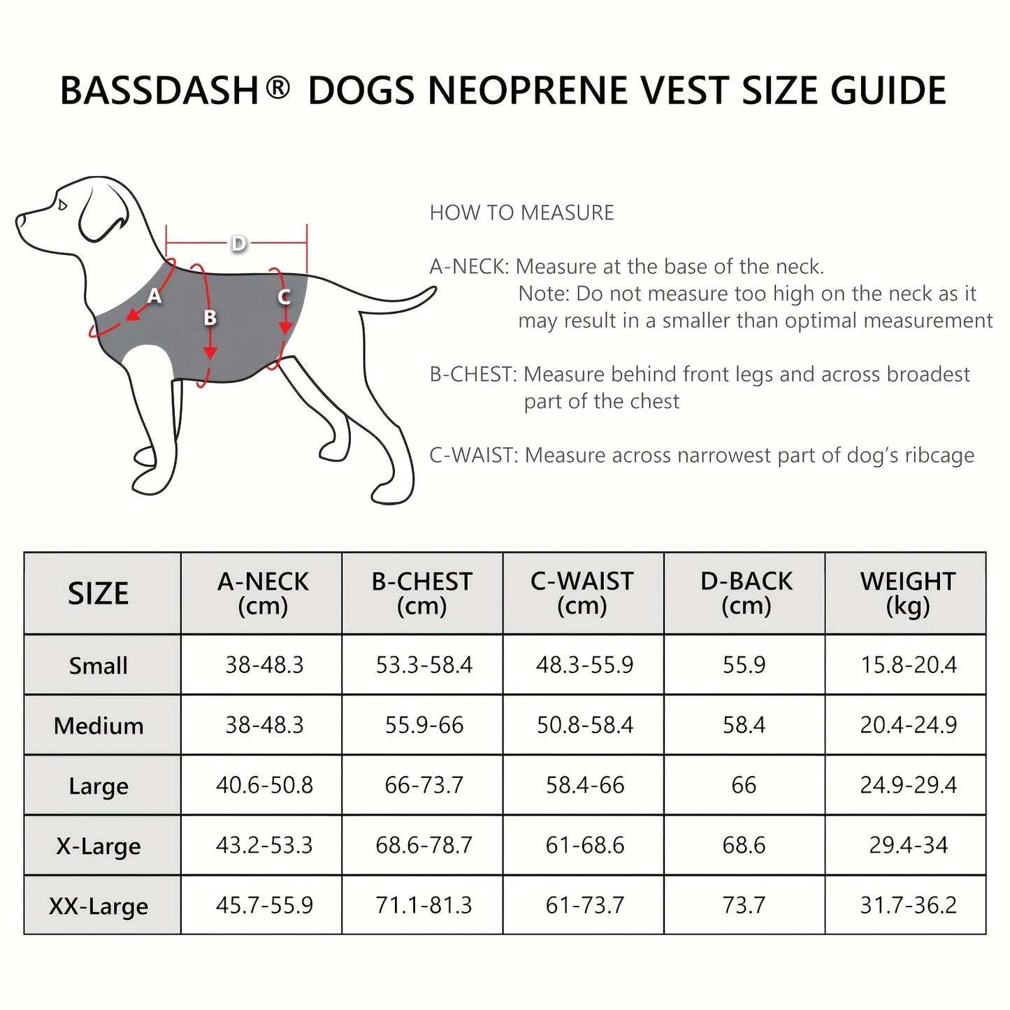 Waterproof Hunting Vest BASSDASH Dog Camo Neoprene Vest