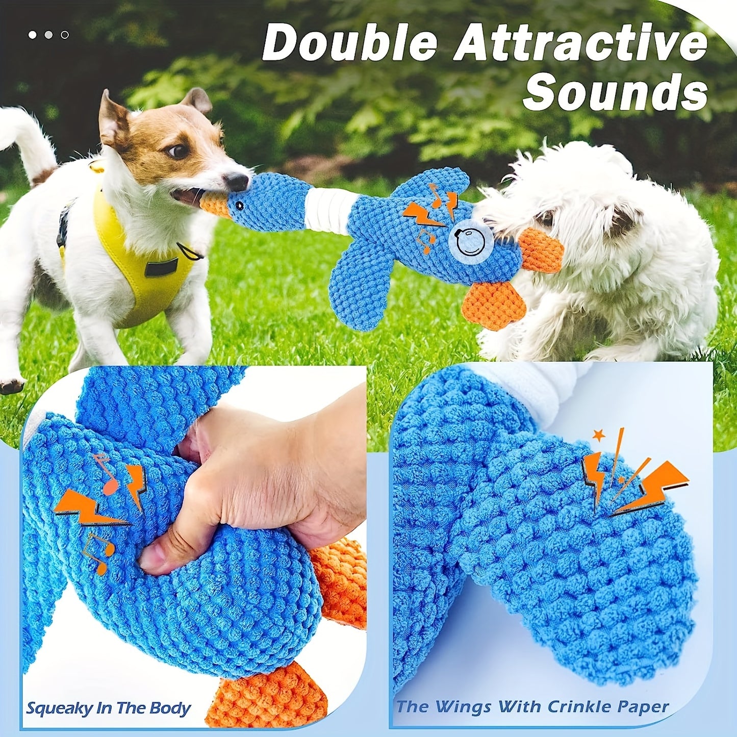 Vitscan Upgraded Goose Dog Toys For Aggressive Chewers